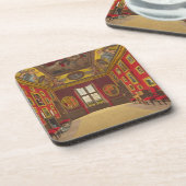 Closet des Königs, Windsor Schloss, von Getränkeuntersetzer (Linke Seite)