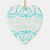 Closet of Free Samples Blue Line Keramikornament (Rechts)