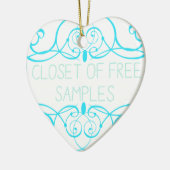Closet of Free Samples Blue Line Keramikornament (Links)