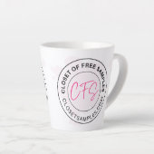 Closet of Free Samples Logo 2021 Edition Milchtasse (Rechte Ecke)