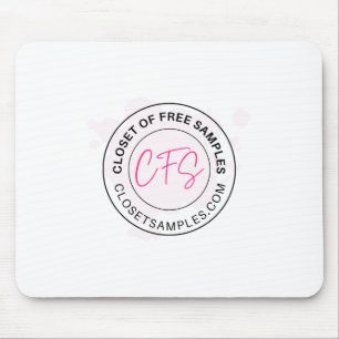 Closet of Free Samples Logo 2021 Edition Mousepad