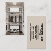 Closet Organisator Visitenkarte (Vorne/Hinten)