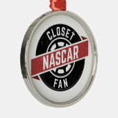 ClosetNASCARFan Verzierung Silbernes Ornament (Rechts)