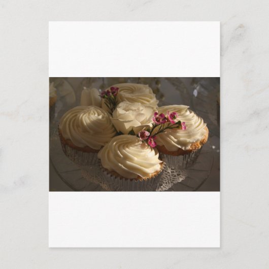 Closeup-Cupcakes Postkarte (Vorderseite)
