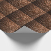 Closeup: Krokodilledertextur. Geschenkpapier (Ecke)