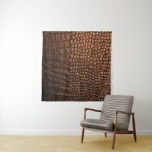 Closeup: Krokodilledertextur. Wandteppich (Beispiel)