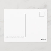 Closeup Riesenpanda aus Profil gesehen Postkarte (Rückseite)