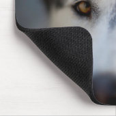 Closeup Stoic Gaze of an Alaskan Malamute Mousepad (Ecke)