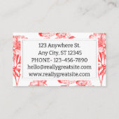 Closing-Boutique-Visitenkarte Visitenkarte (Rückseite)