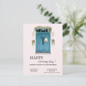 Closing Day New Zuhause Real Anwesen Realtor Postkarte (Stehend Vorderseite)