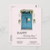 Closing Day New Zuhause Real Anwesen Realtor Postkarte (Vorne/Hinten)