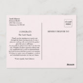 Closing Day New Zuhause Real Anwesen Realtor Postkarte (Rückseite)