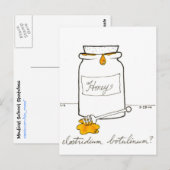 Clostridium Botulinum postcard Postkarte (Vorne/Hinten)