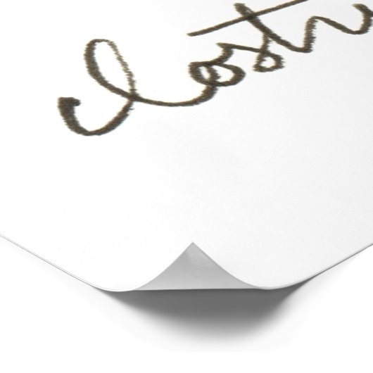 Clostridium Botulinum print Poster (Ecke)