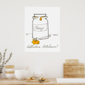 Clostridium Botulinum print Poster (Küche)