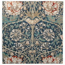 CLOTH NAPKIN : WILLIAM MORRIS : HONEYSUCKLE