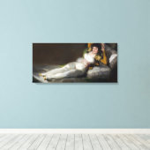 Clothed Maja (von Francisco Goya) Leinwanddruck (Insitu (Holzboden))