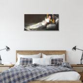 Clothed Maja (von Francisco Goya) Leinwanddruck (Insitu (Schlafzimmer))