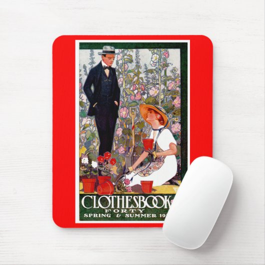 Clothesbook 40: Frühjahr und Sommer 1917 Mousepad (Mit Mouse)