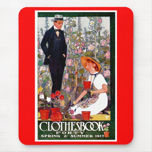 Clothesbook Vierzig: Frühling und Sommer 1917 Mousepad (Vorne)
