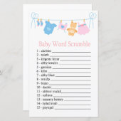 Clothesline Baby word Rammspiel (Vorne/Hinten)