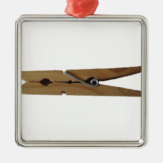 Clothespin Ornament Aus Metall (Vorne)