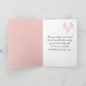 Clothespins zum 25. Jahrestag auf einer Wäschelein Karte (Innenseite)