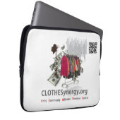 CLOTHESynergy - Laptop-Sieb 13" Laptopschutzhülle (Vorne Rechts)