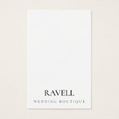 Clothing brand with photo Business Card (Vorderseite)