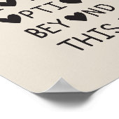 Clothing Optional Beyond This Point Poster (Ecke)