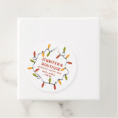Clothing Tags Small Business Christmas Lights Geschenkanhänger (Beispiel)