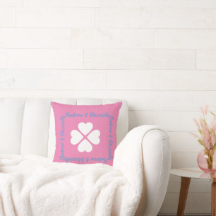 Clou Liebe Nest Pink Throw Kissen