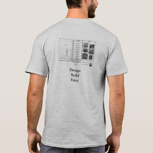 Clou Tree & Landscaping - Design Build Enjoy T-Shirt (Rückseite)