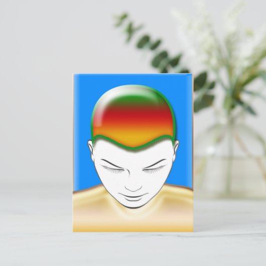 Cloud7 Postkarte (Stehend Vorderseite)