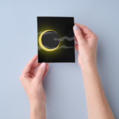 Cloud-38060 Wolkenmond Cartoon wolds stars cresc Flyer (Gruppe)