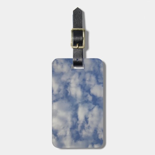 Cloud #8 gepäckanhänger (Vorderseite vertikal)