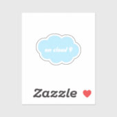 Cloud 9 aufkleber (Blatt)