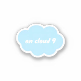 Cloud 9 aufkleber