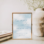 Cloud 9 Babydusche Wie viele Candies Spiel Poster