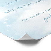 Cloud 9 Babydusche Wie viele Candies Spiel Poster (Ecke)