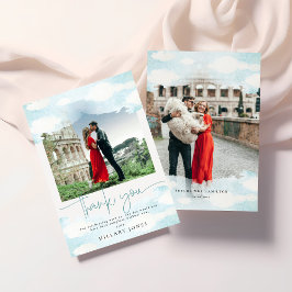 Cloud 9 Blue and White Bridal Showe Vielen Dank fü Einladung