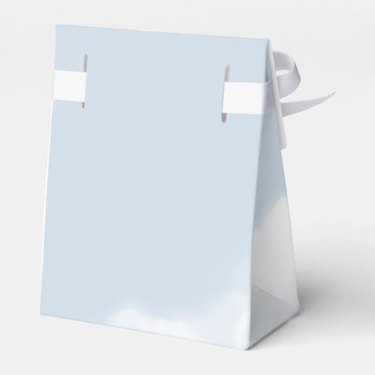 Cloud 9 Blue Brautparty Geschenkschachtel (Rückseite)