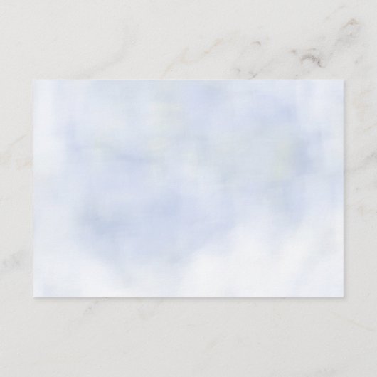 Cloud 9 Blue Display Brautparty Enclosure Card Begleitkarte (Rückseite)