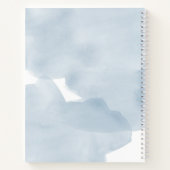 Cloud 9 Blue Sky Boy Baby Shooter Guest Book Notizblock (Rückseite)