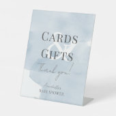 Cloud 9 Blue Sky Boy Babyduschkarten und Geschenke Sockelschild (Vorderseite)