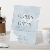 Cloud 9 Blue Sky Boy Babyduschkarten und Geschenke Sockelschild (In SItu)