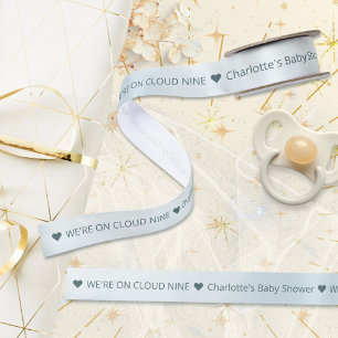 Cloud 9 Himmlisches Baby-Blau-Baby Shower Satinband