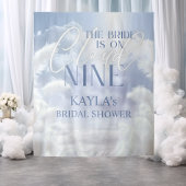 Cloud 9 Nine Pampas Brautparty Fotobooth Wandteppich