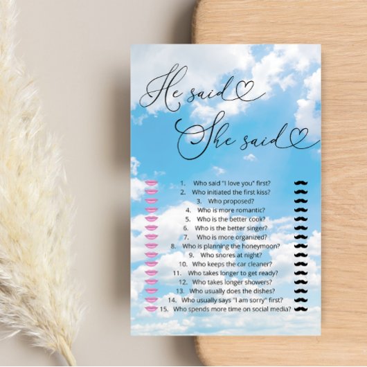 Cloud 9 sagte er sagte sie raten, wer sagte, es Sp