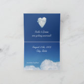 Cloud 9 - "Save the Date"-Karte Ankündigung (Innenseite)